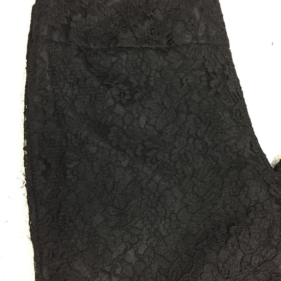 CATO Fully Lined Floral Lace Overlay Dress Pants - Picture 14 of 16
